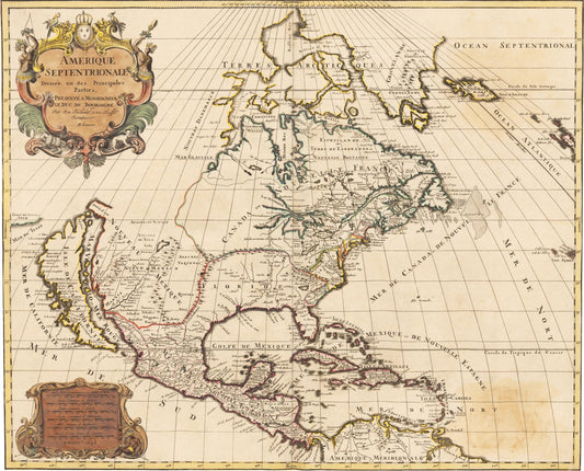 Kartengeschichten Teil 10 - Nordamerika um 1694