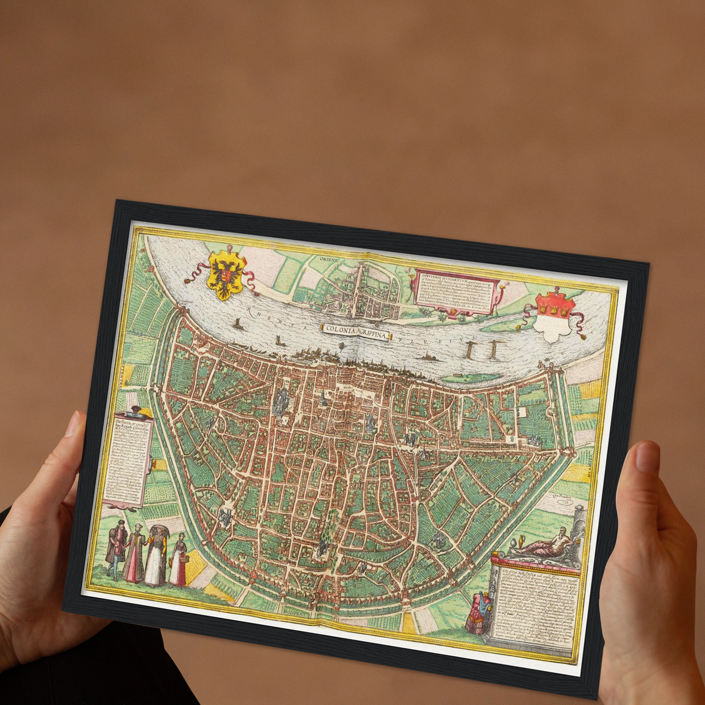 Historischer Stadtplan Köln um 1570