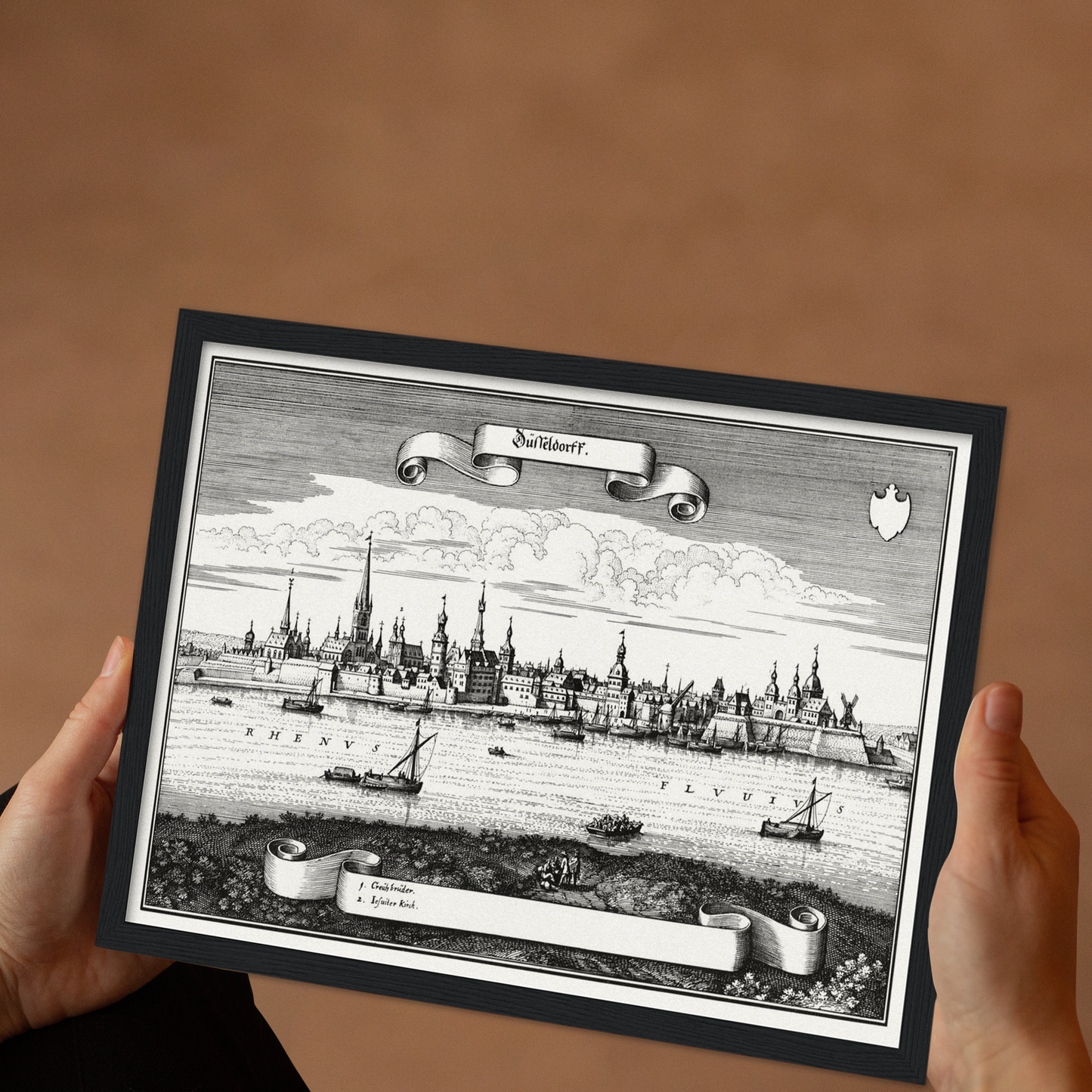 Historical city map Test product horizontal 3 sizes