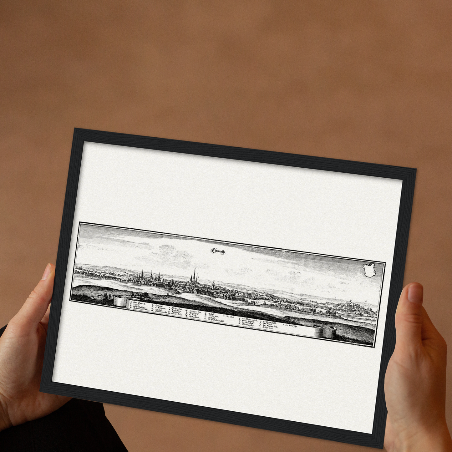 Historical city map Test product horizontal 3 sizes