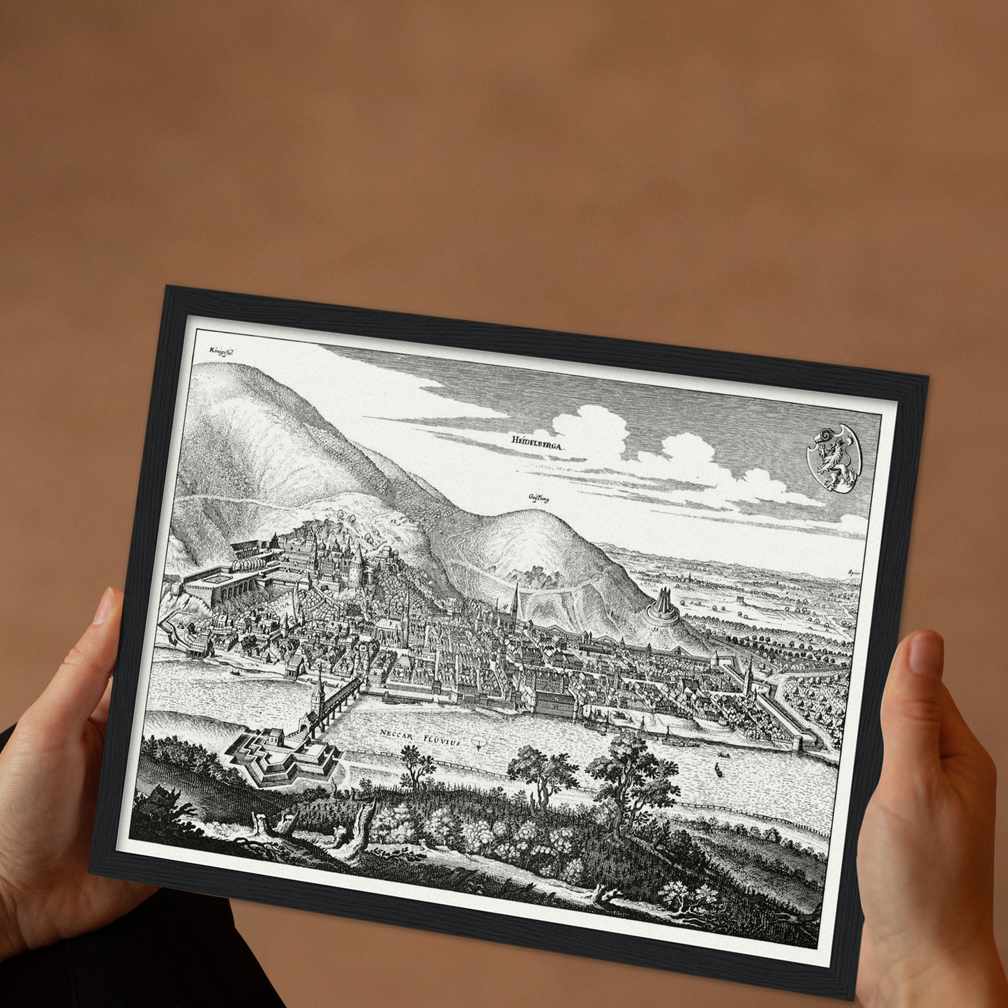 Historical city map Test product horizontal 3 sizes