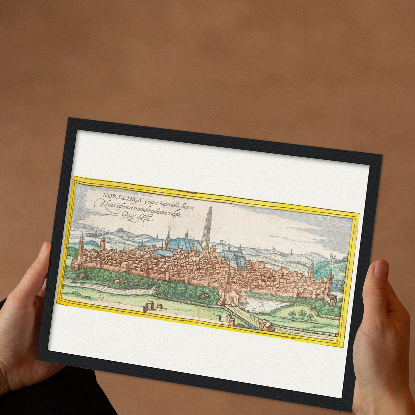 Historische Stadtansicht Nördlingen um 1570
