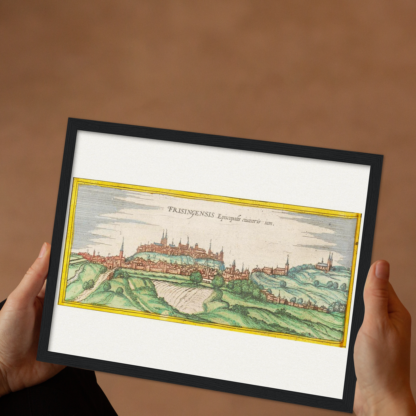 Historical city map Test product horizontal 3 sizes