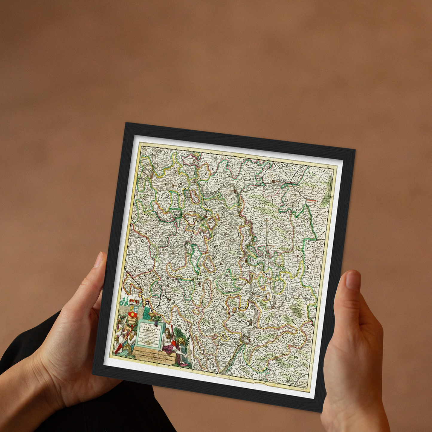 Historical city map Test product horizontal 3 sizes