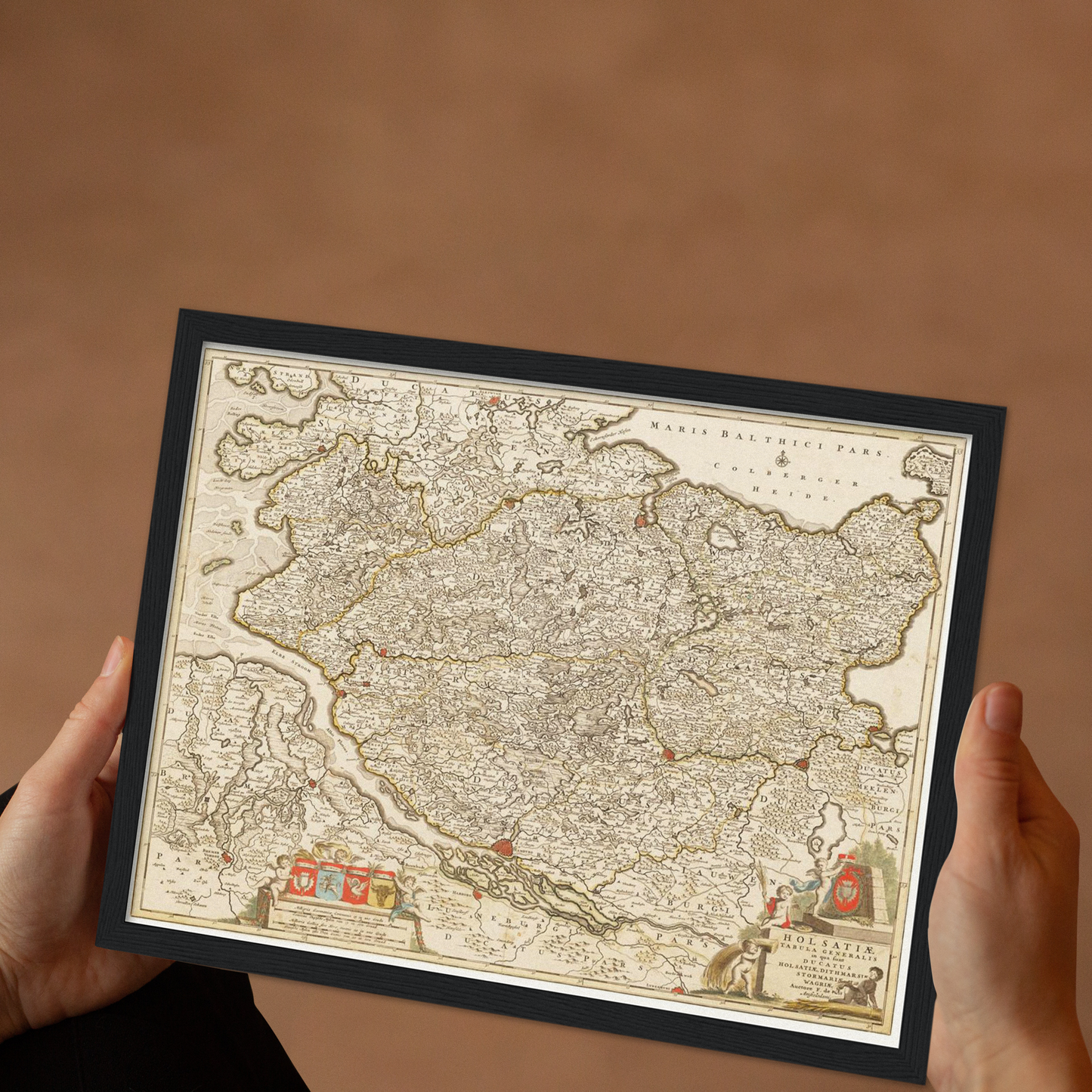 Historical city map Test product horizontal 3 sizes
