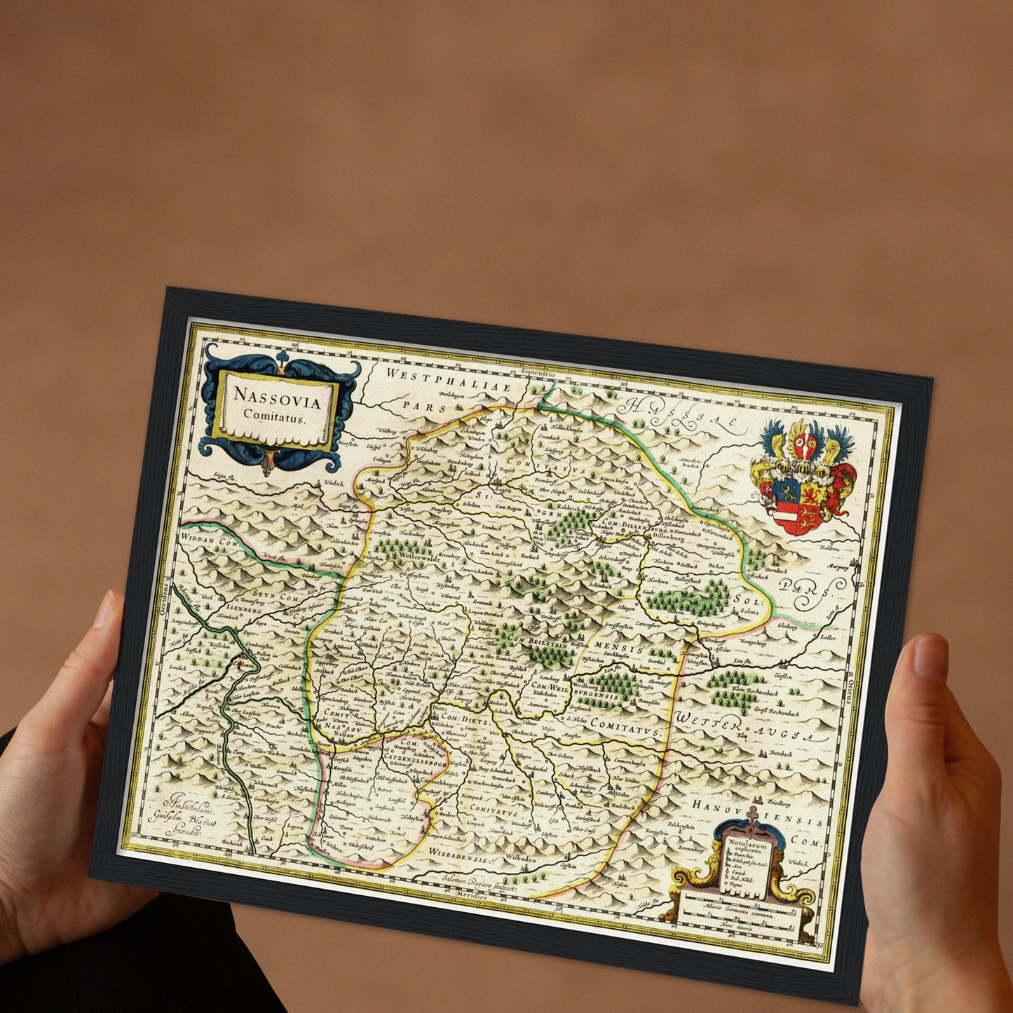 Historical city map Test product horizontal 3 sizes