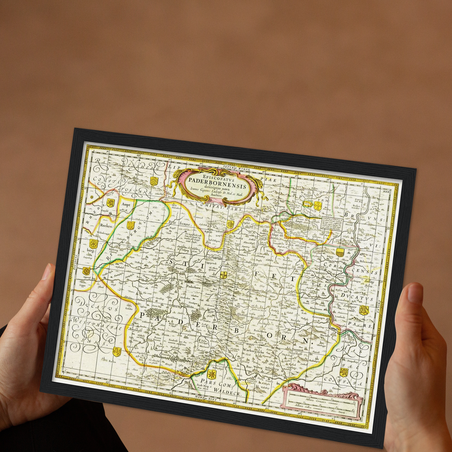 Historical city map Test product horizontal 3 sizes