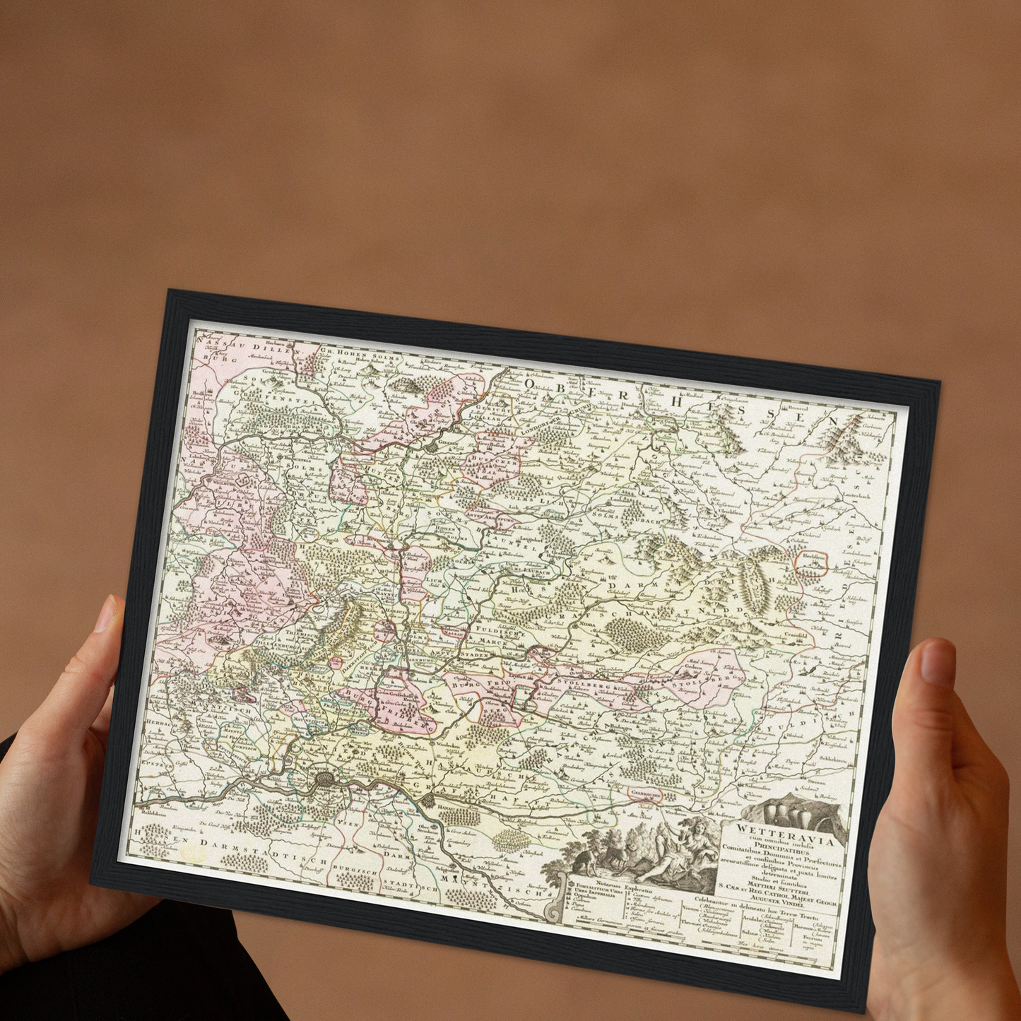 Historical city map Test product horizontal 3 sizes