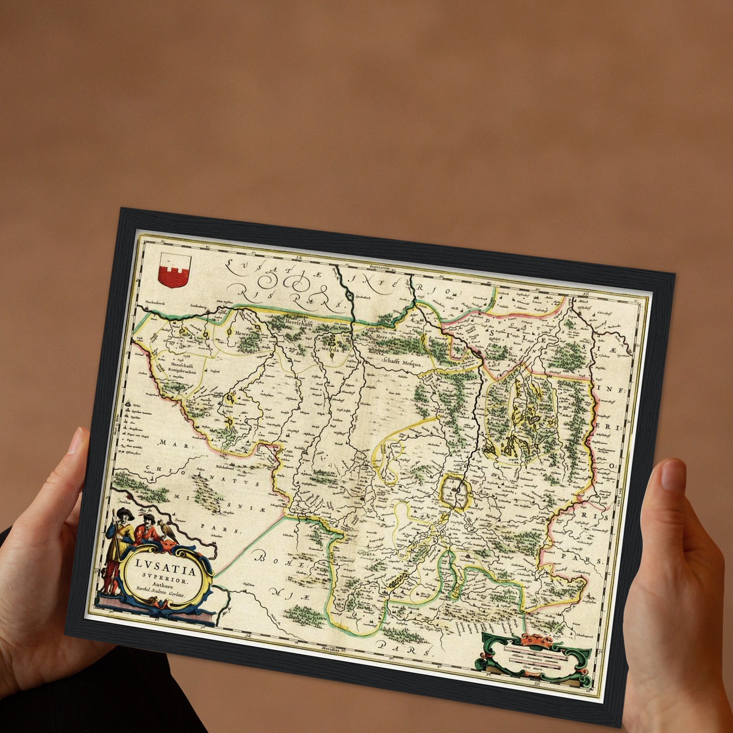 Historical city map Test product horizontal 3 sizes