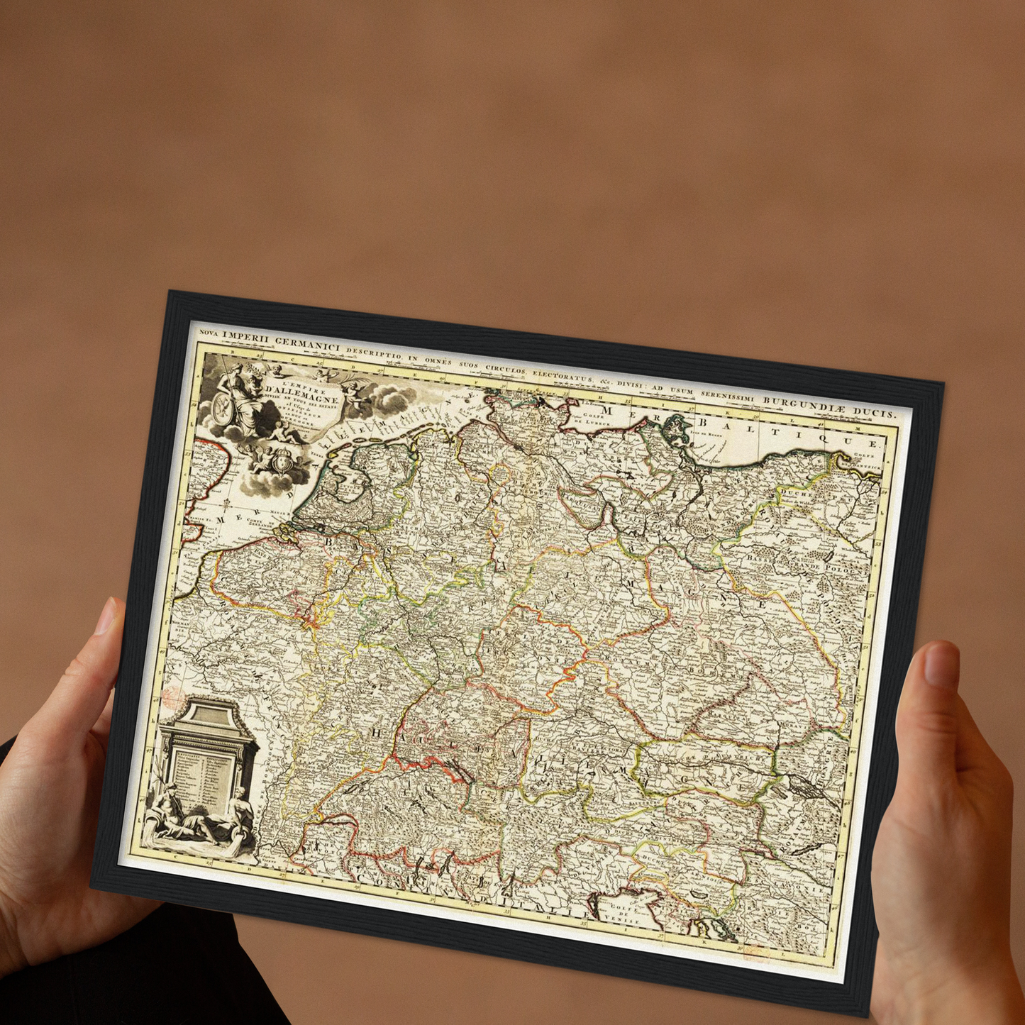 Historical city map Test product horizontal 3 sizes