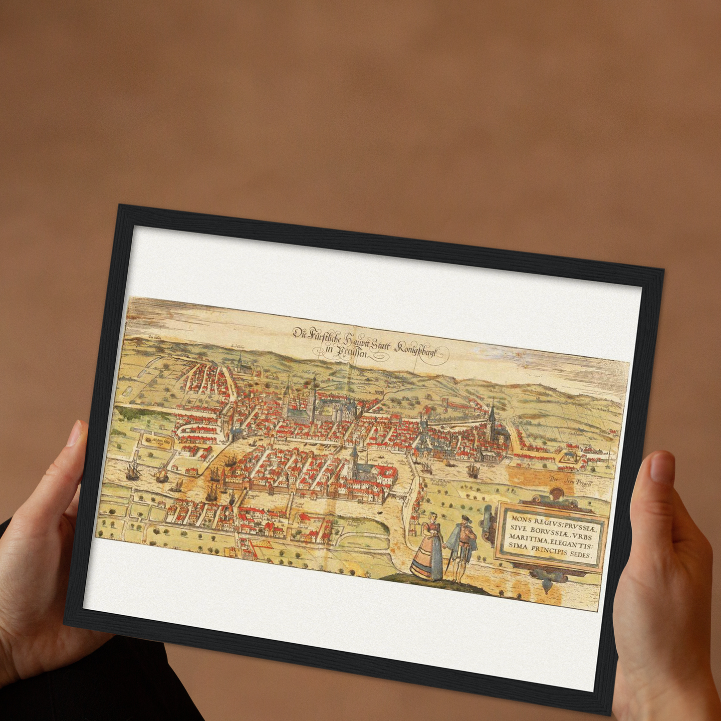 Historical city map Test product horizontal 3 sizes