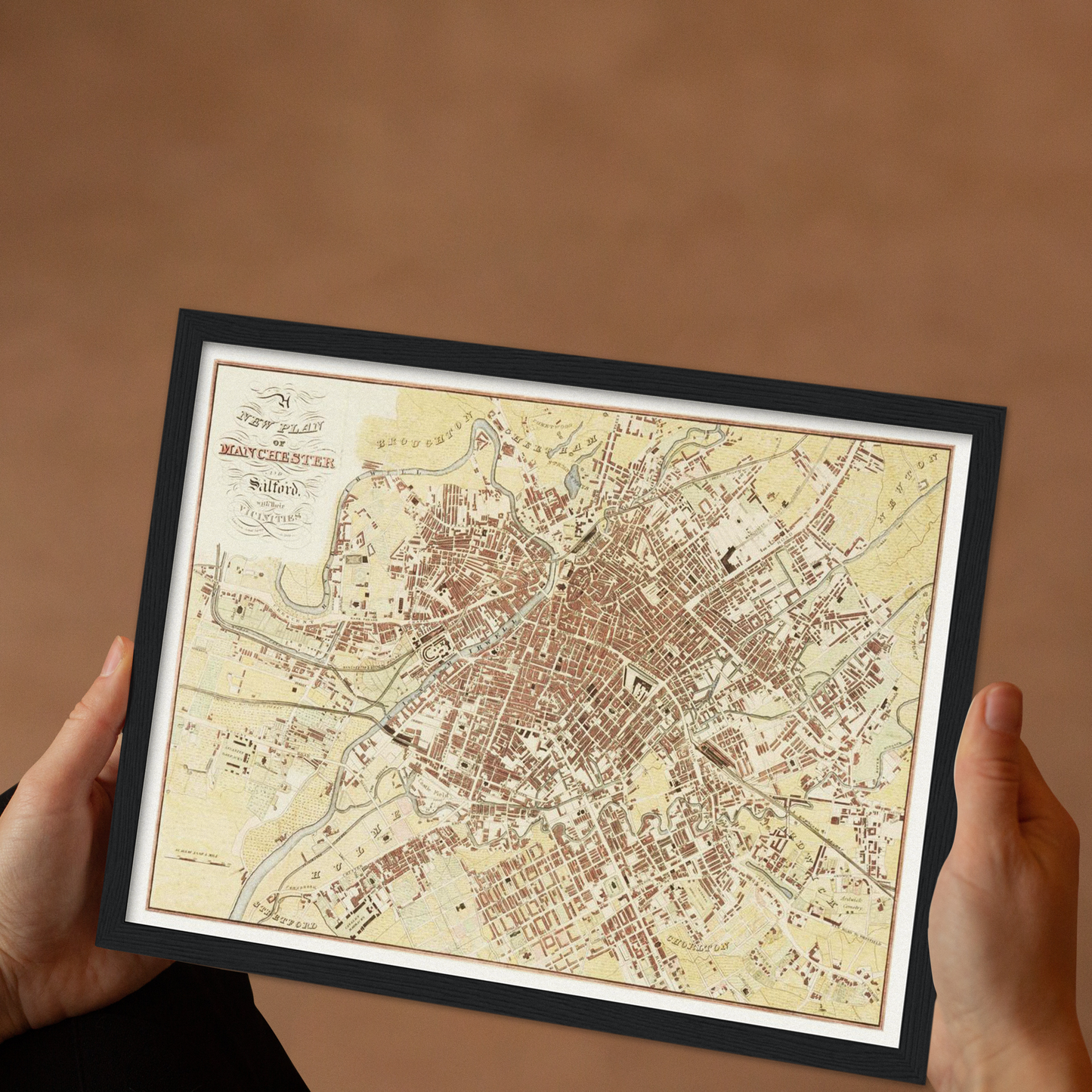 Historical city map Test product horizontal 3 sizes