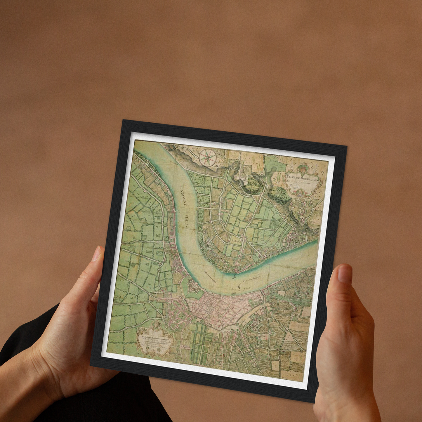 Historical city map Test product horizontal 3 sizes