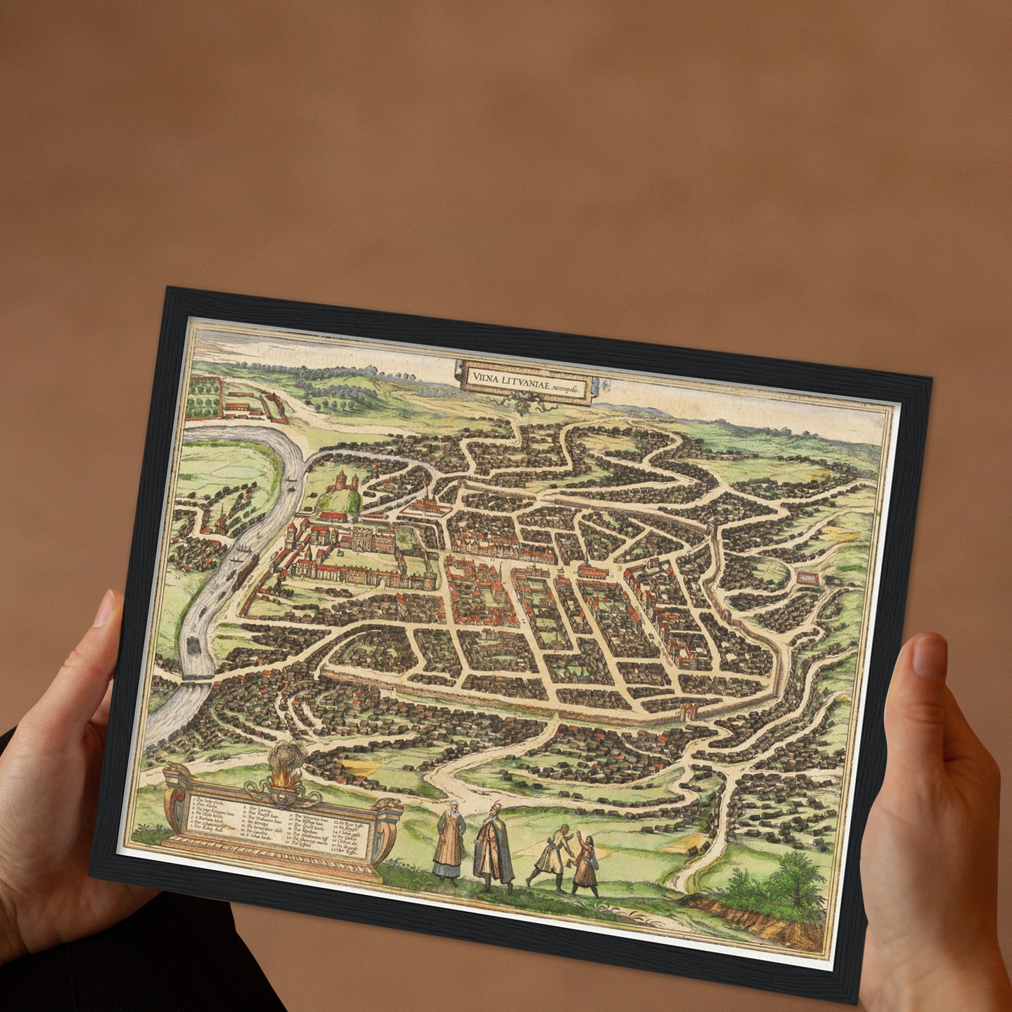 Historical city map Test product horizontal 3 sizes