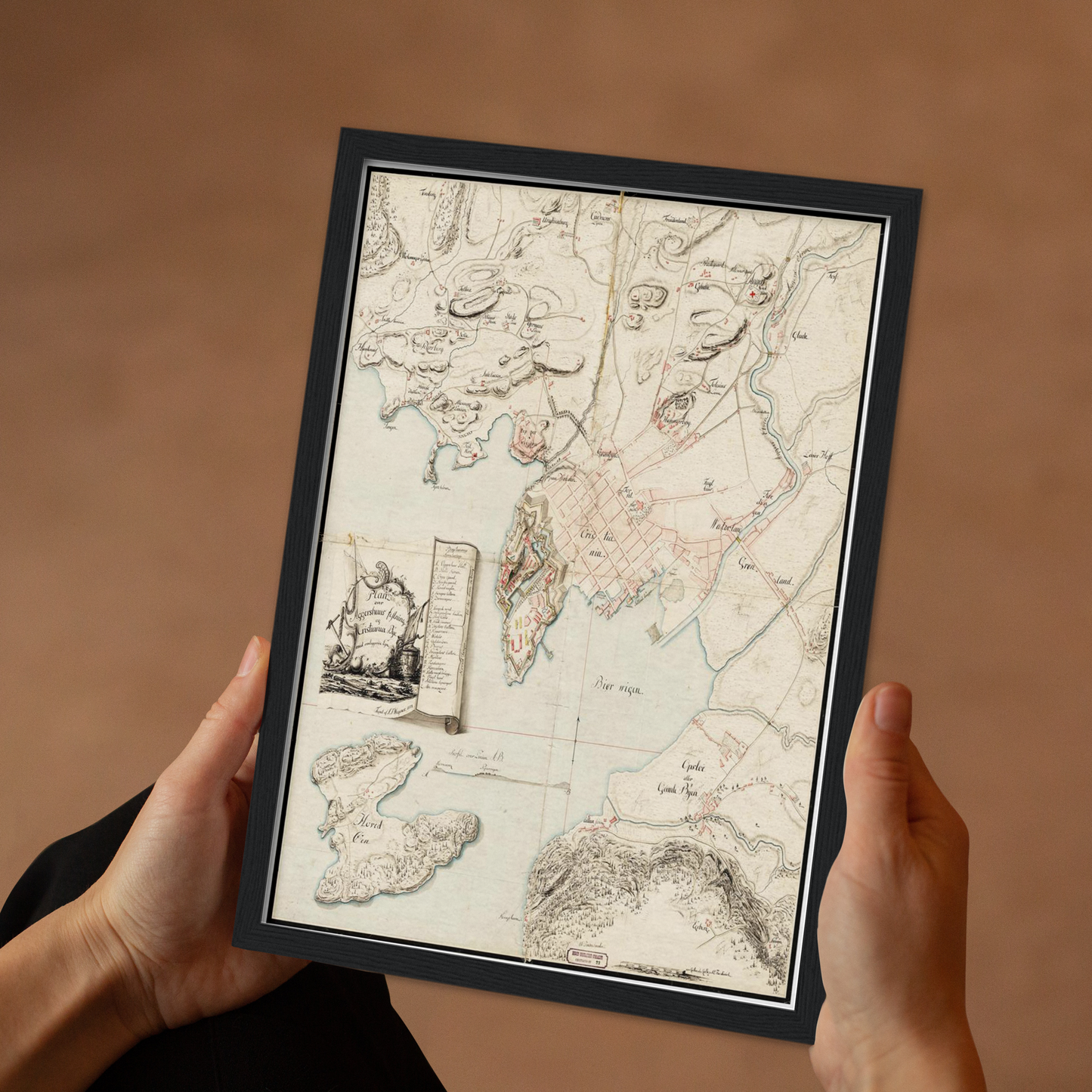 Historical city map Test product horizontal 3 sizes