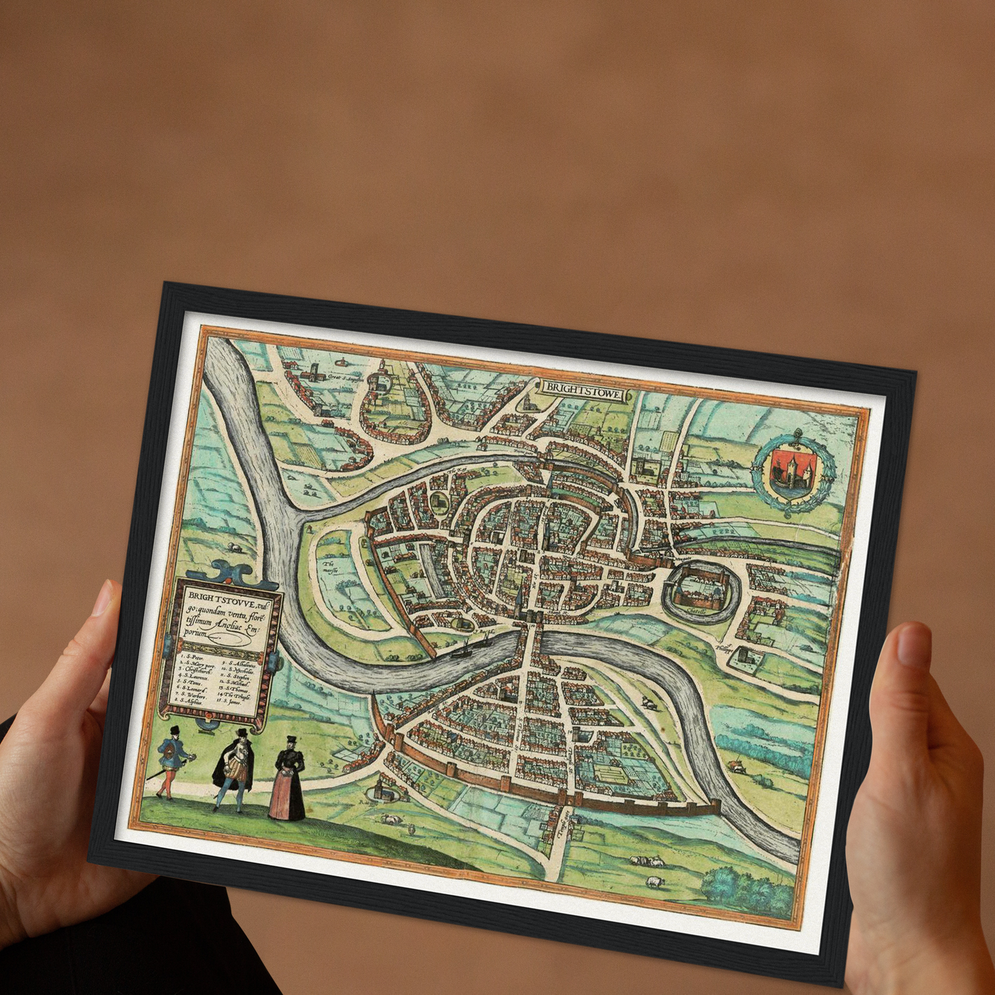 Historical city map Test product horizontal 3 sizes