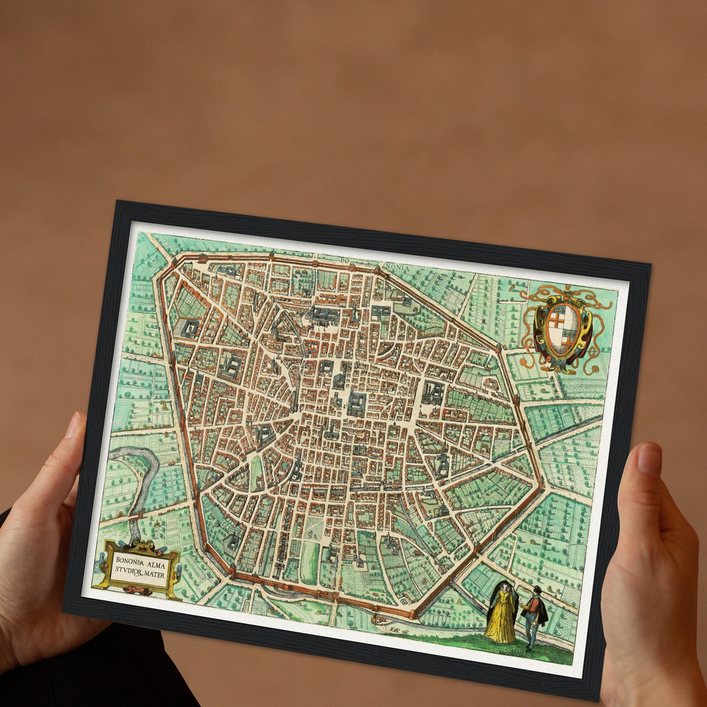 Historical city map Test product horizontal 3 sizes
