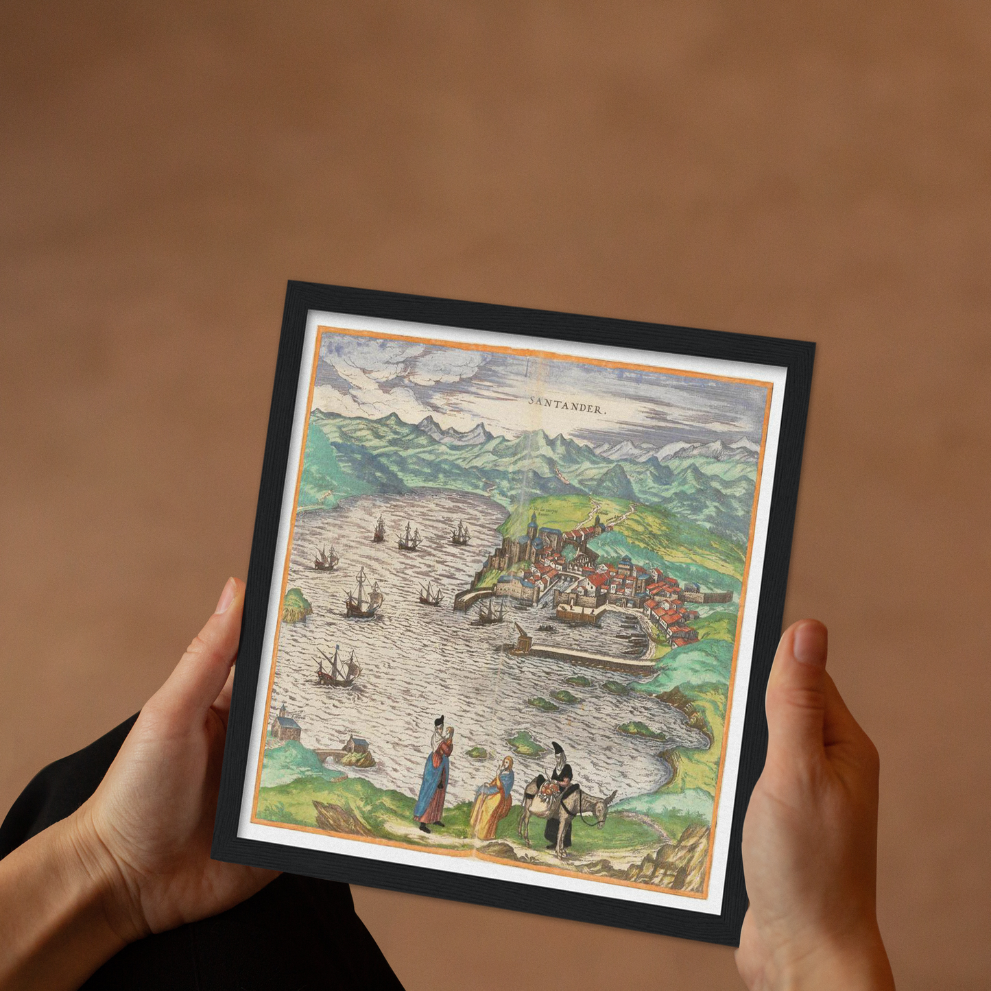 Historical city map Test product horizontal 3 sizes