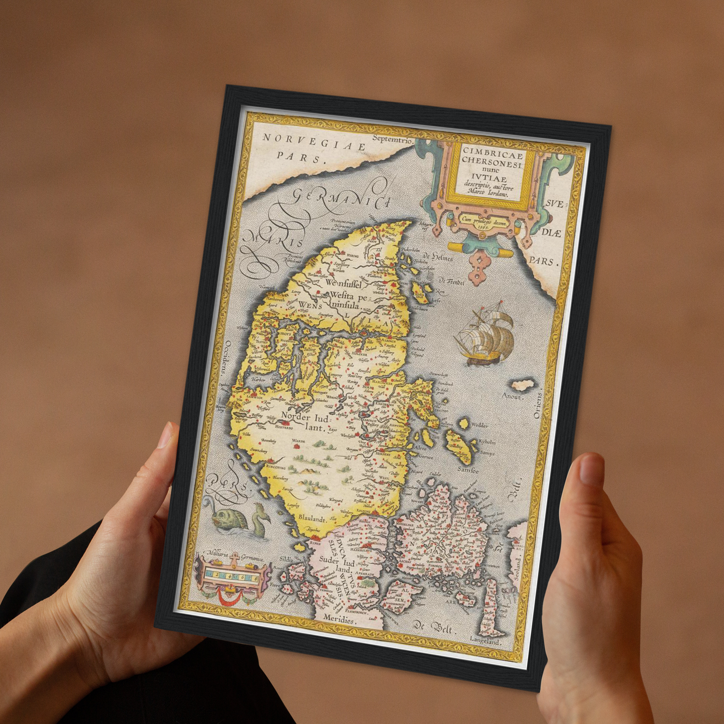 Historical city map Test product horizontal 3 sizes