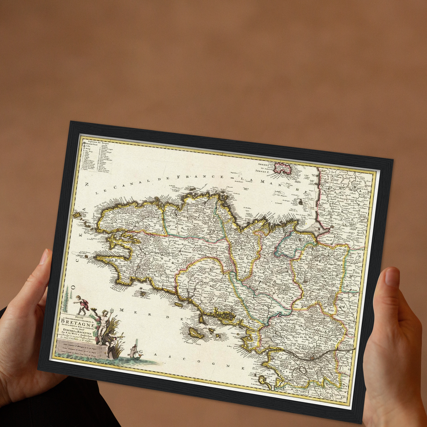 Historical city map Test product horizontal 3 sizes