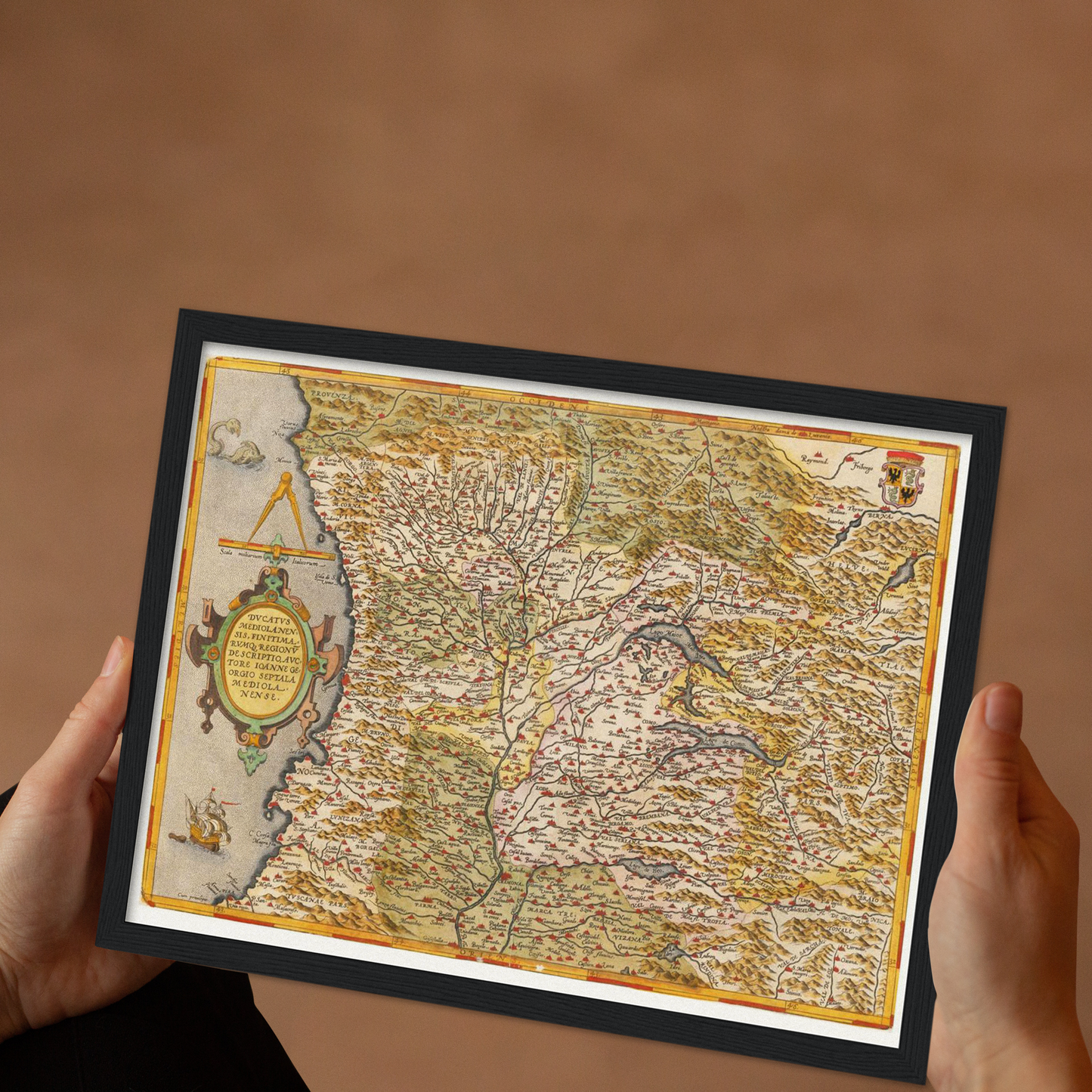 Historical city map Test product horizontal 3 sizes