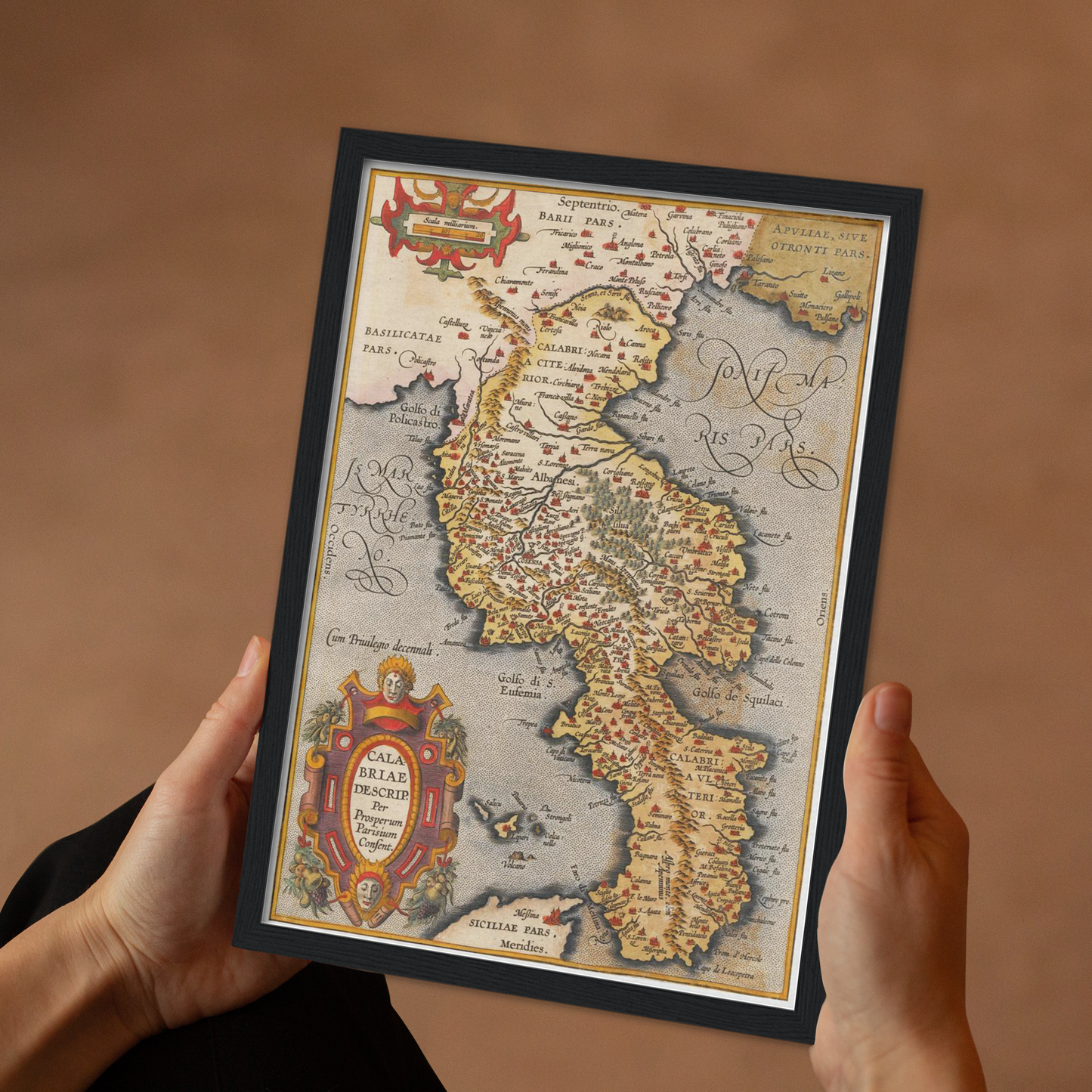 Historical city map Test product horizontal 3 sizes