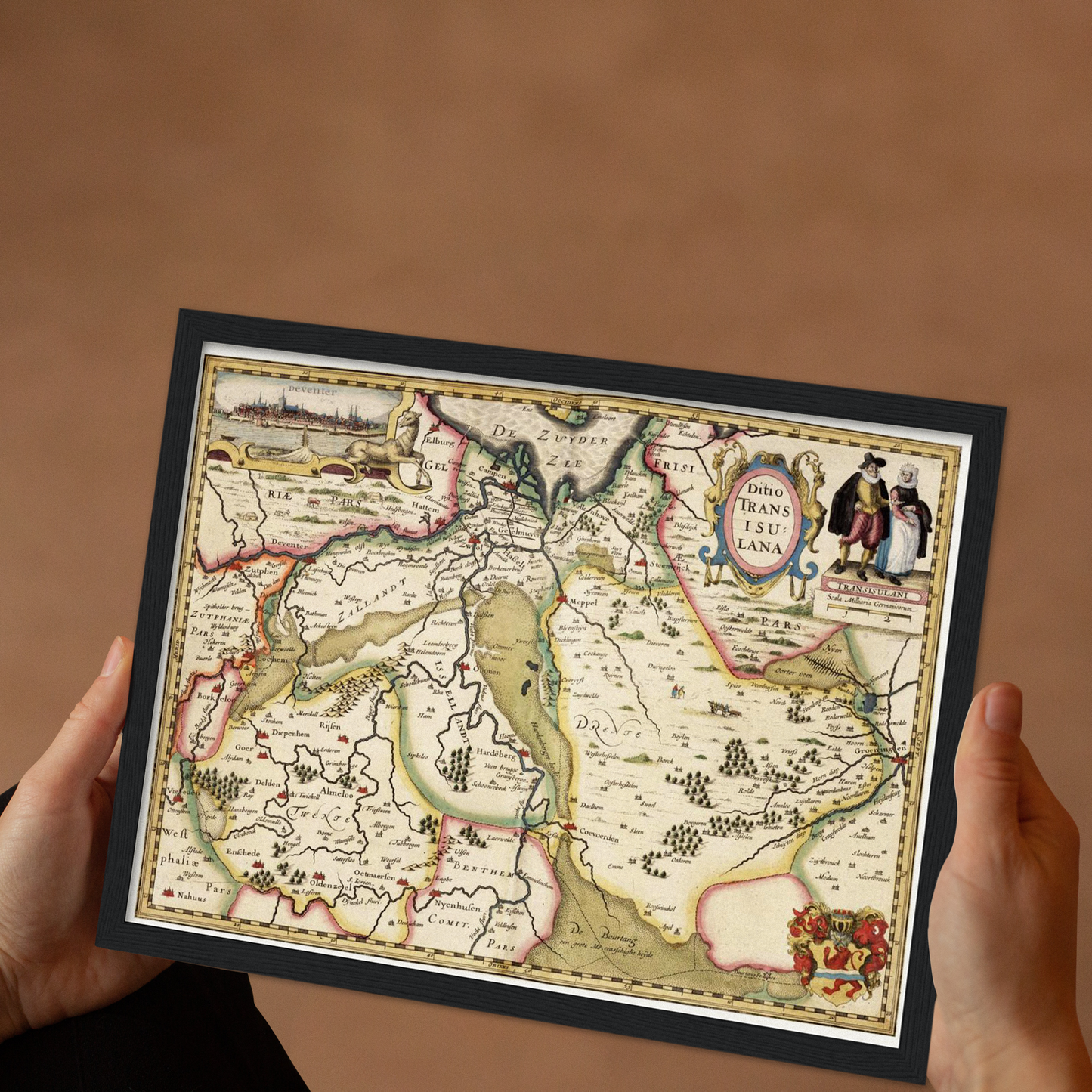 Historical city map Test product horizontal 3 sizes