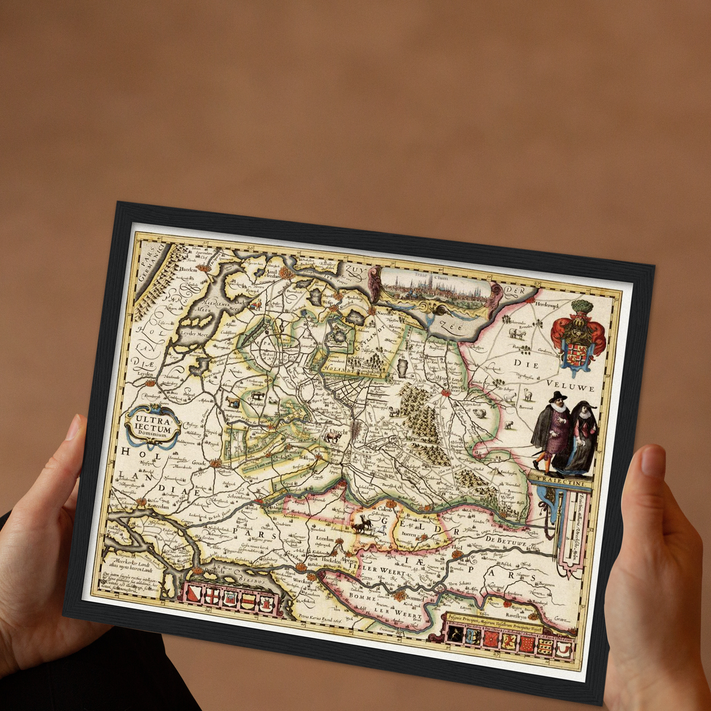 Historical city map Test product horizontal 3 sizes