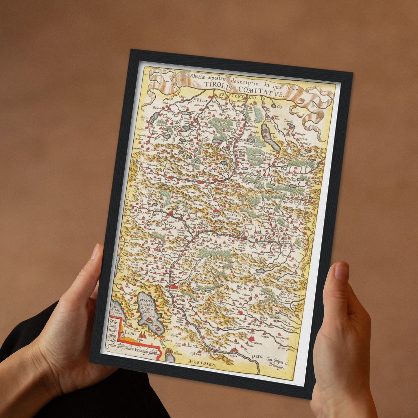 Historical city map Test product horizontal 3 sizes