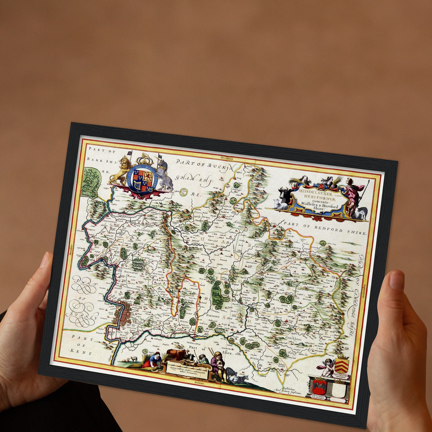 Historical city map Test product horizontal 3 sizes