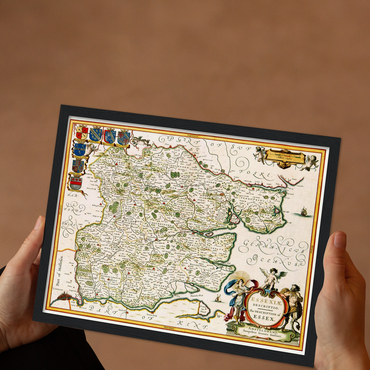 Historical city map Test product horizontal 3 sizes