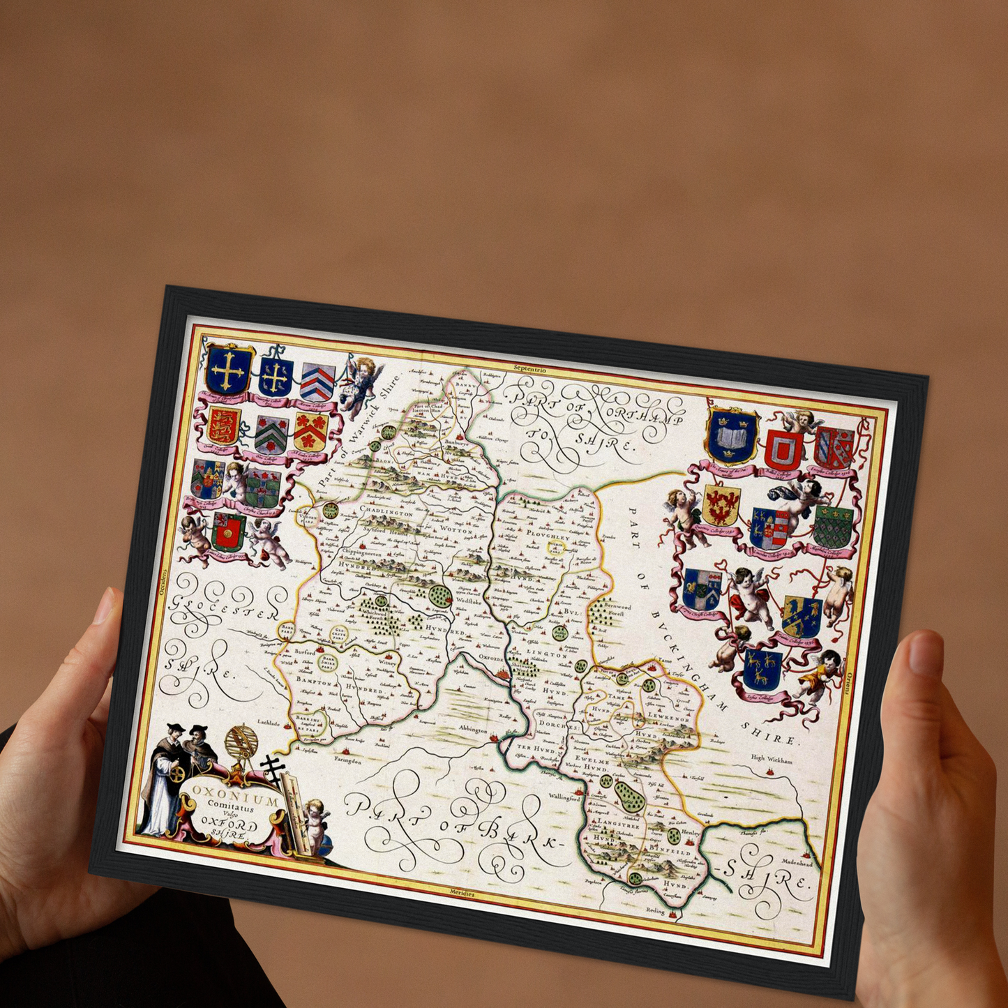 Historical city map Test product horizontal 3 sizes