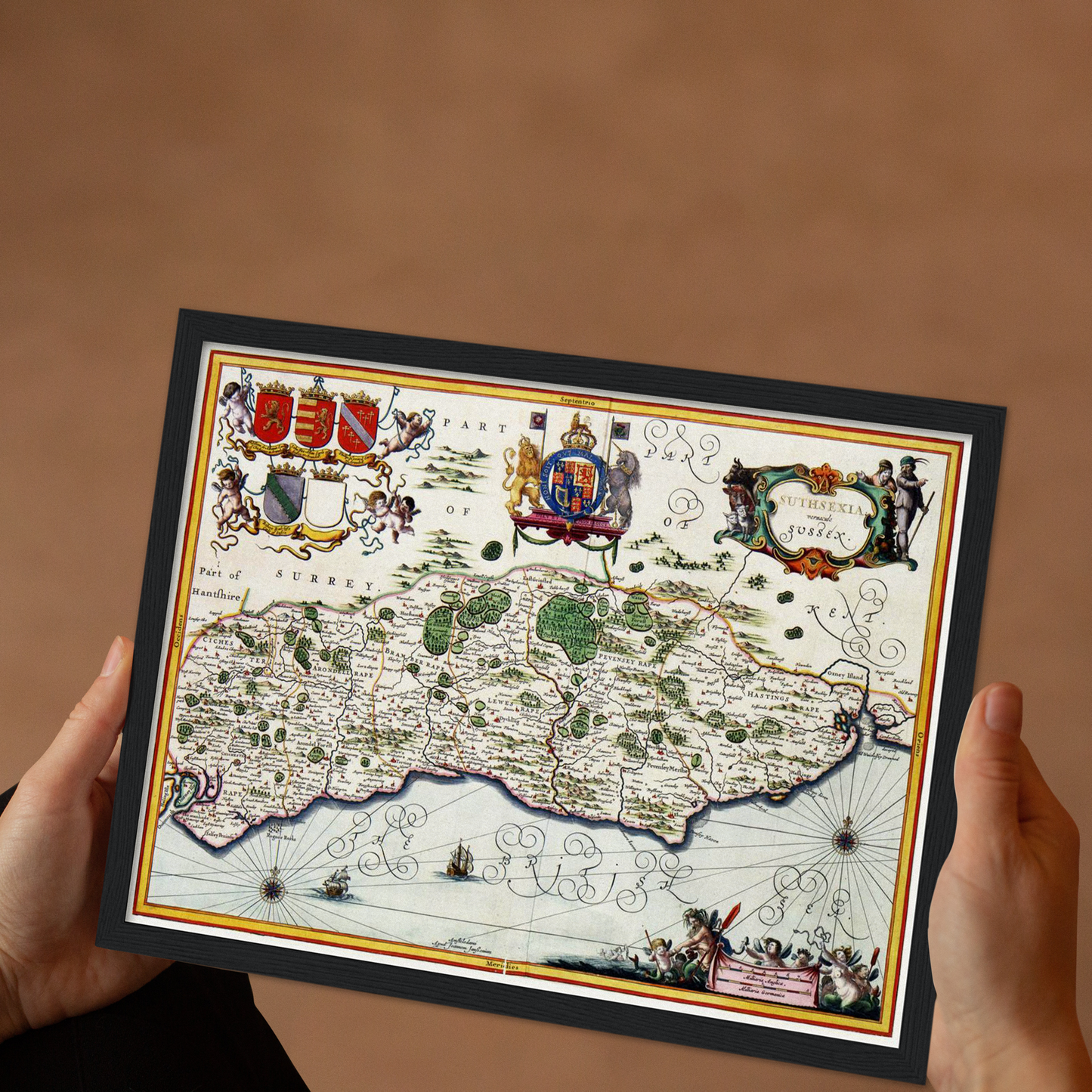 Historical city map Test product horizontal 3 sizes