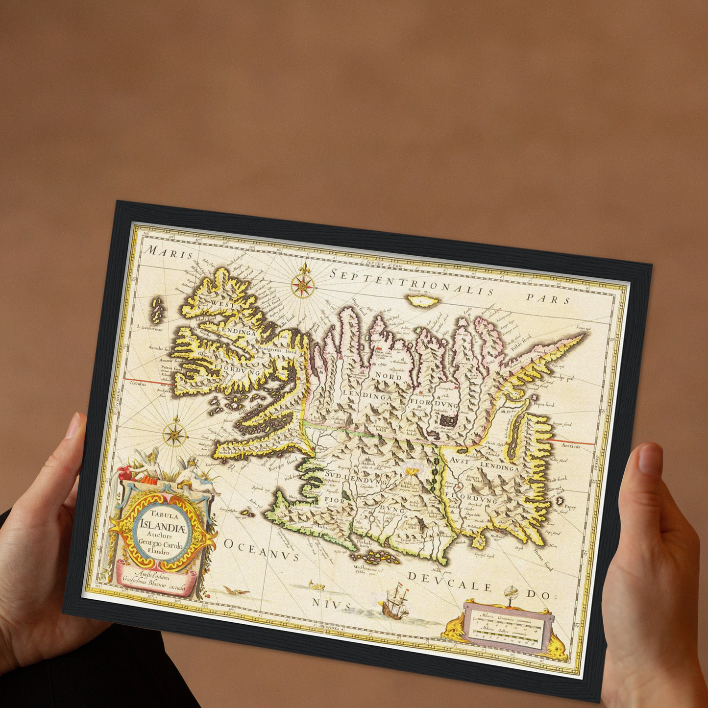 Historical city map Test product horizontal 3 sizes