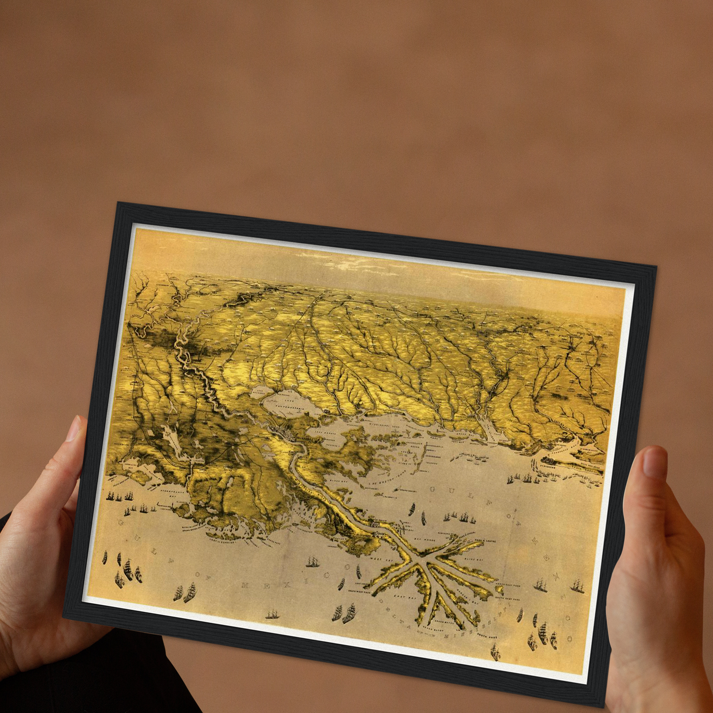 Historical city map Test product horizontal 3 sizes