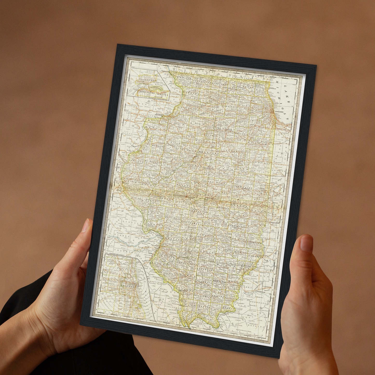 Historical city map Test product horizontal 3 sizes