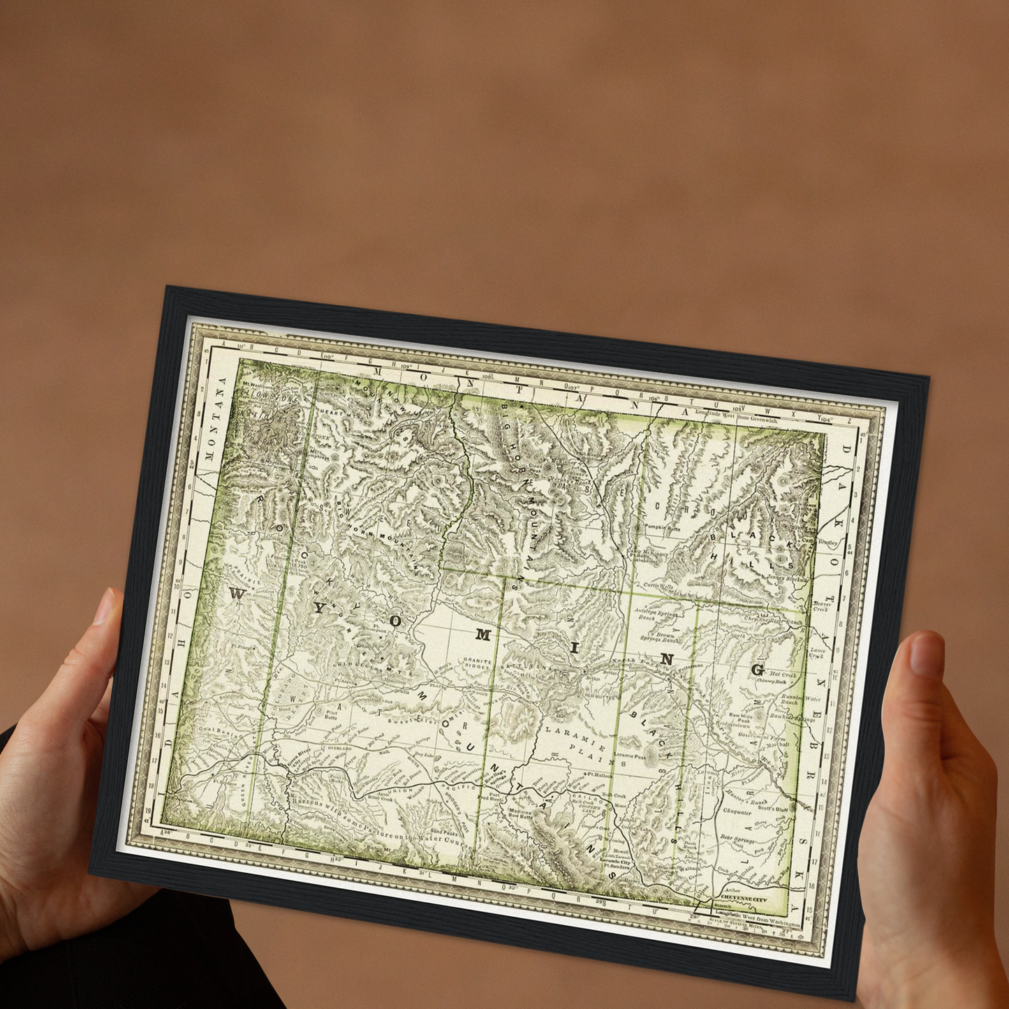 Historical city map Test product horizontal 3 sizes