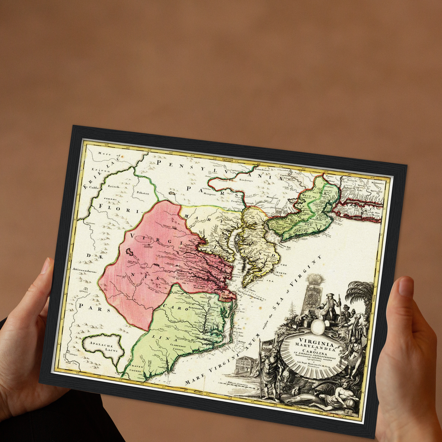 Historical city map Test product horizontal 3 sizes