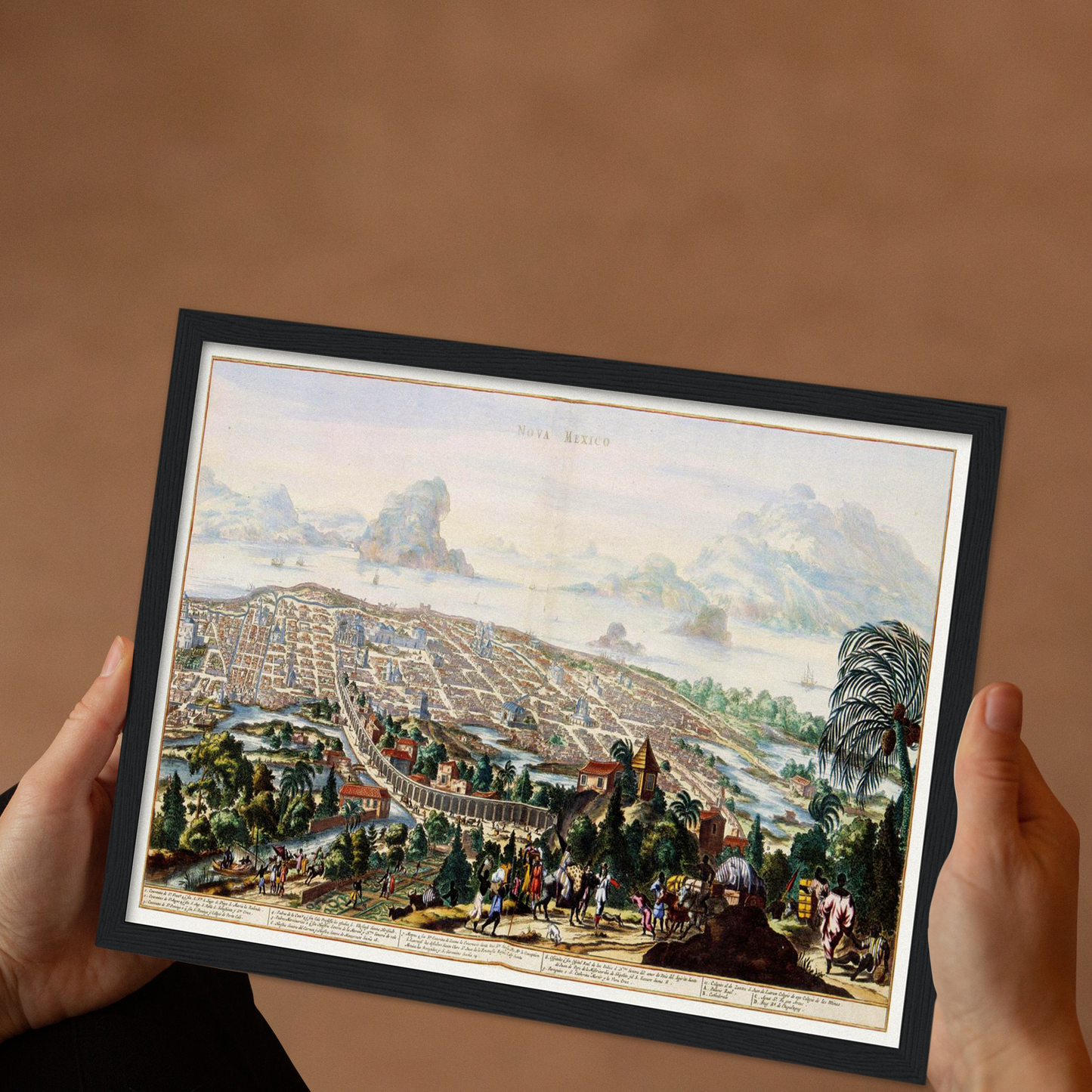 Historical city map Test product horizontal 3 sizes