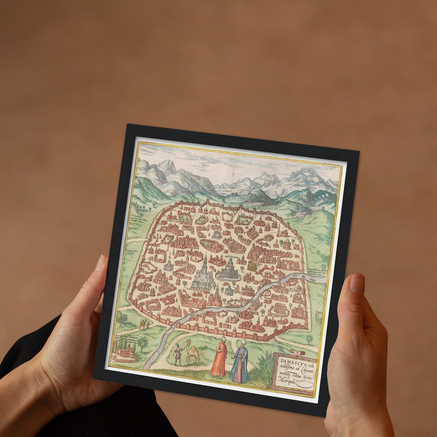 Historical city map Test product horizontal 3 sizes