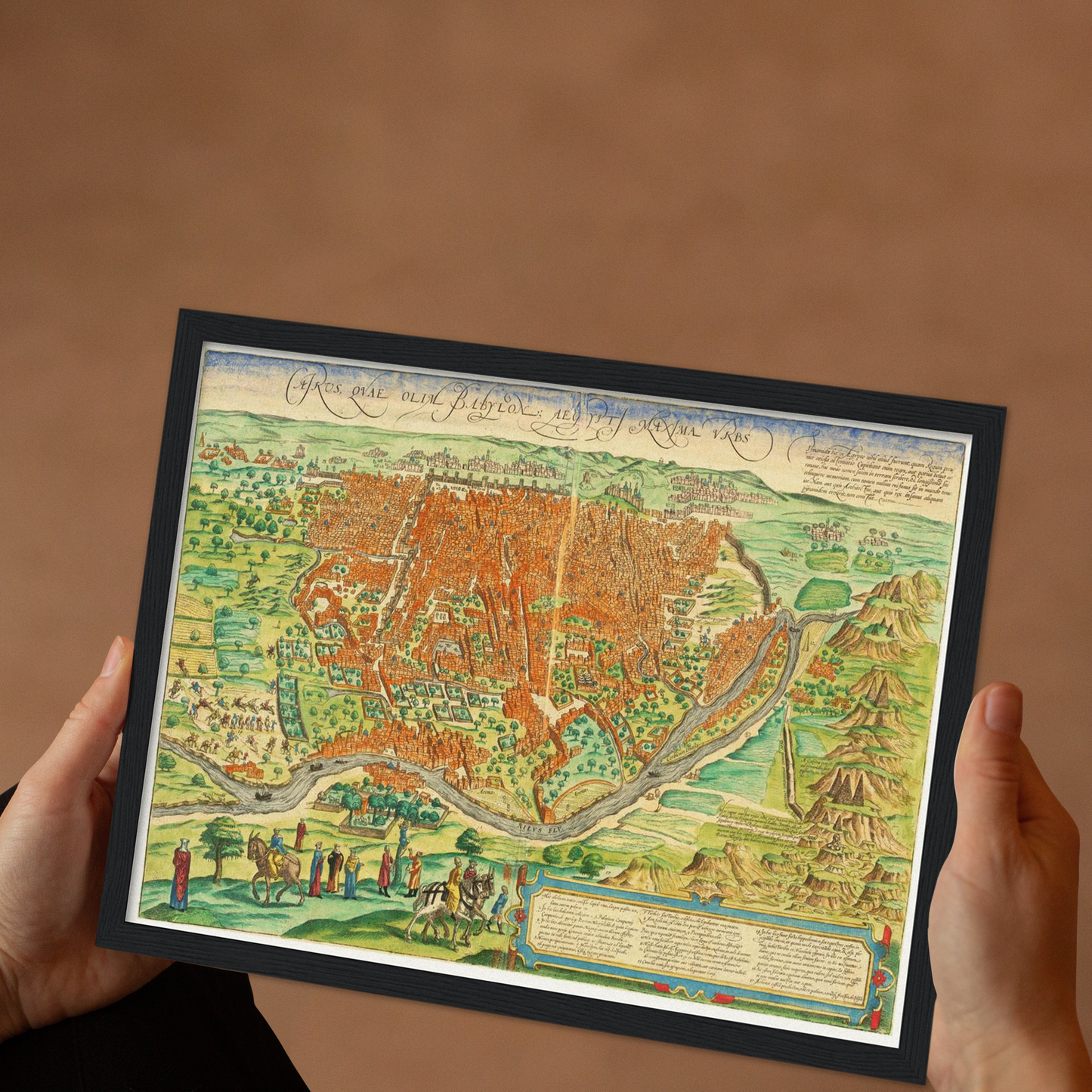 Historical city map Test product horizontal 3 sizes