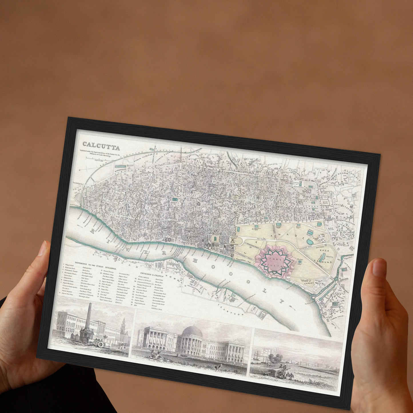 Historical city map Test product horizontal 3 sizes