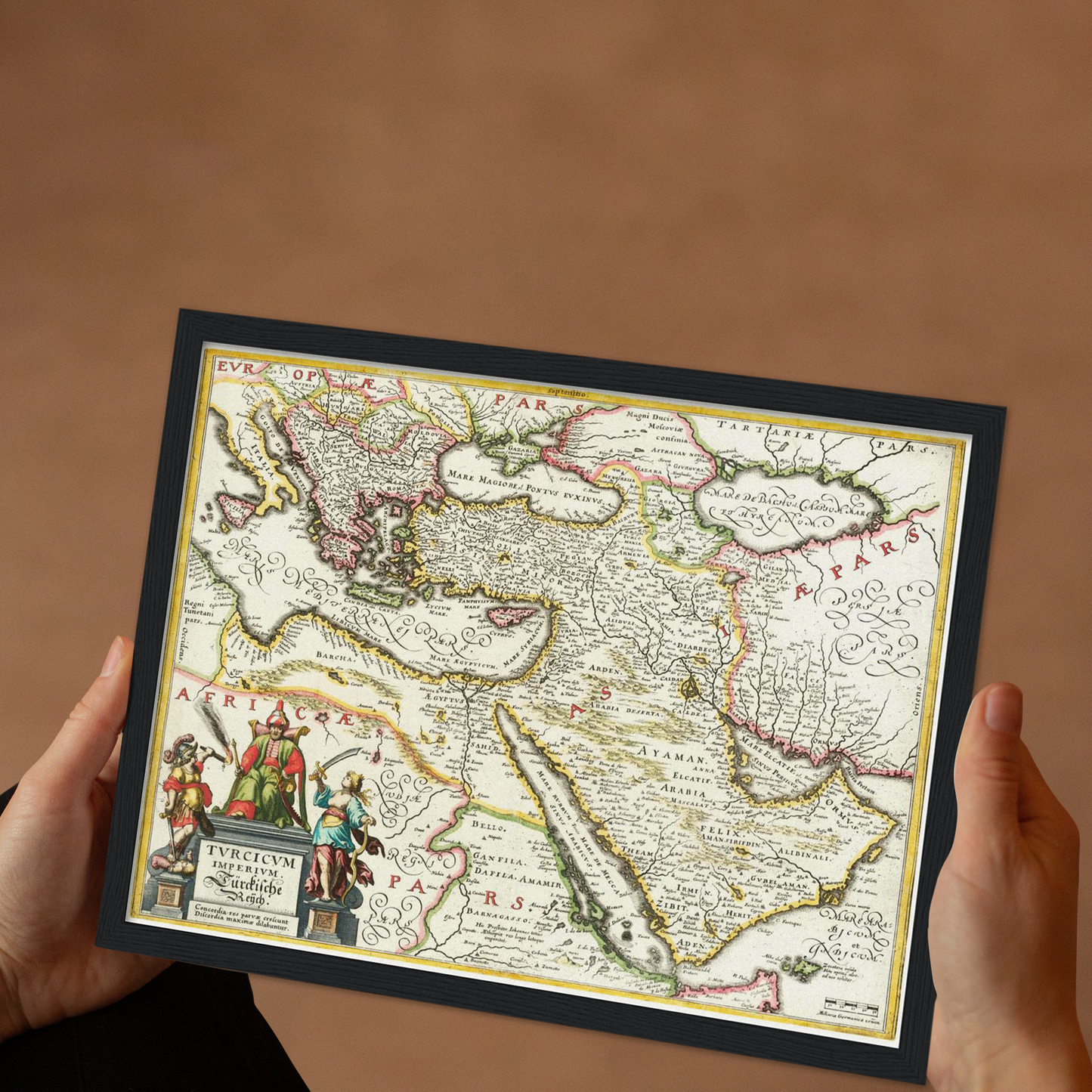 Historical city map Test product horizontal 3 sizes