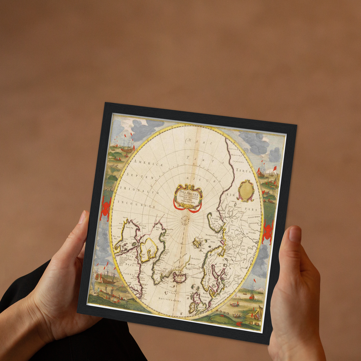 Historical city map Test product horizontal 3 sizes