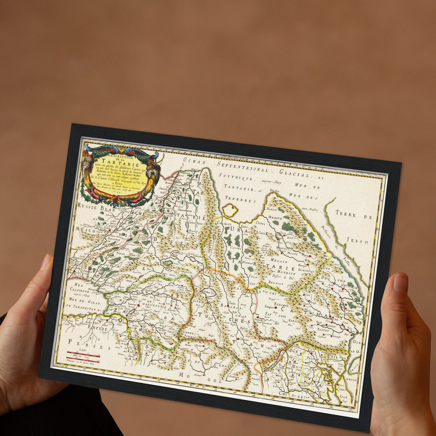 Historical city map Test product horizontal 3 sizes