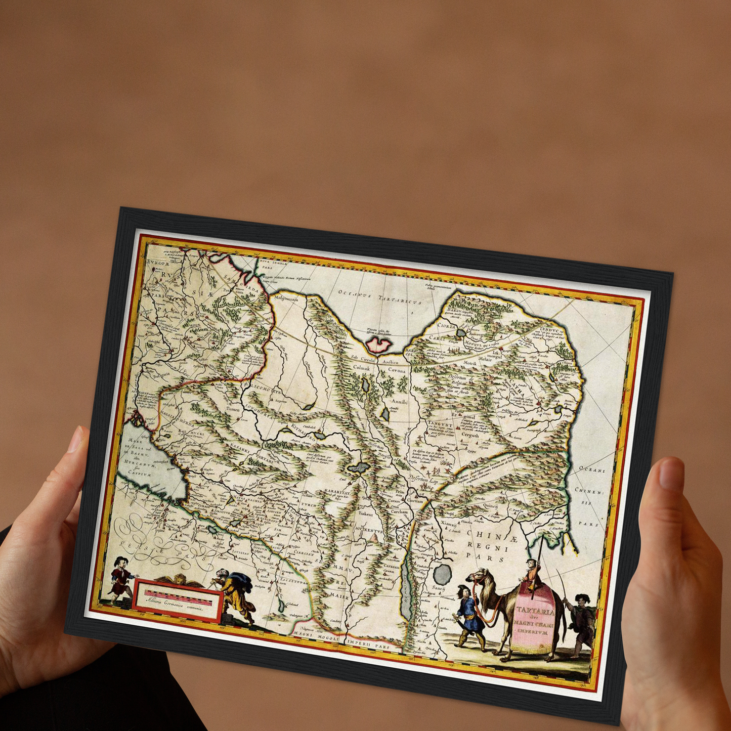 Historische Landkarte Sibirien um 1690