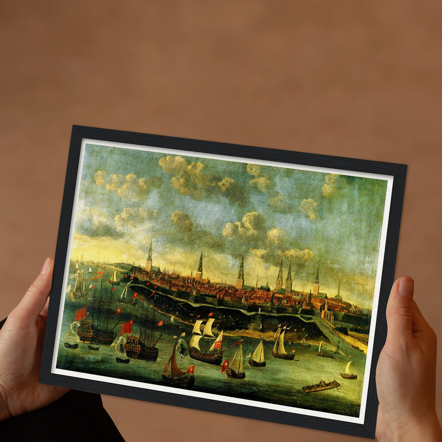 Historische Ansicht Hamburg um 1680