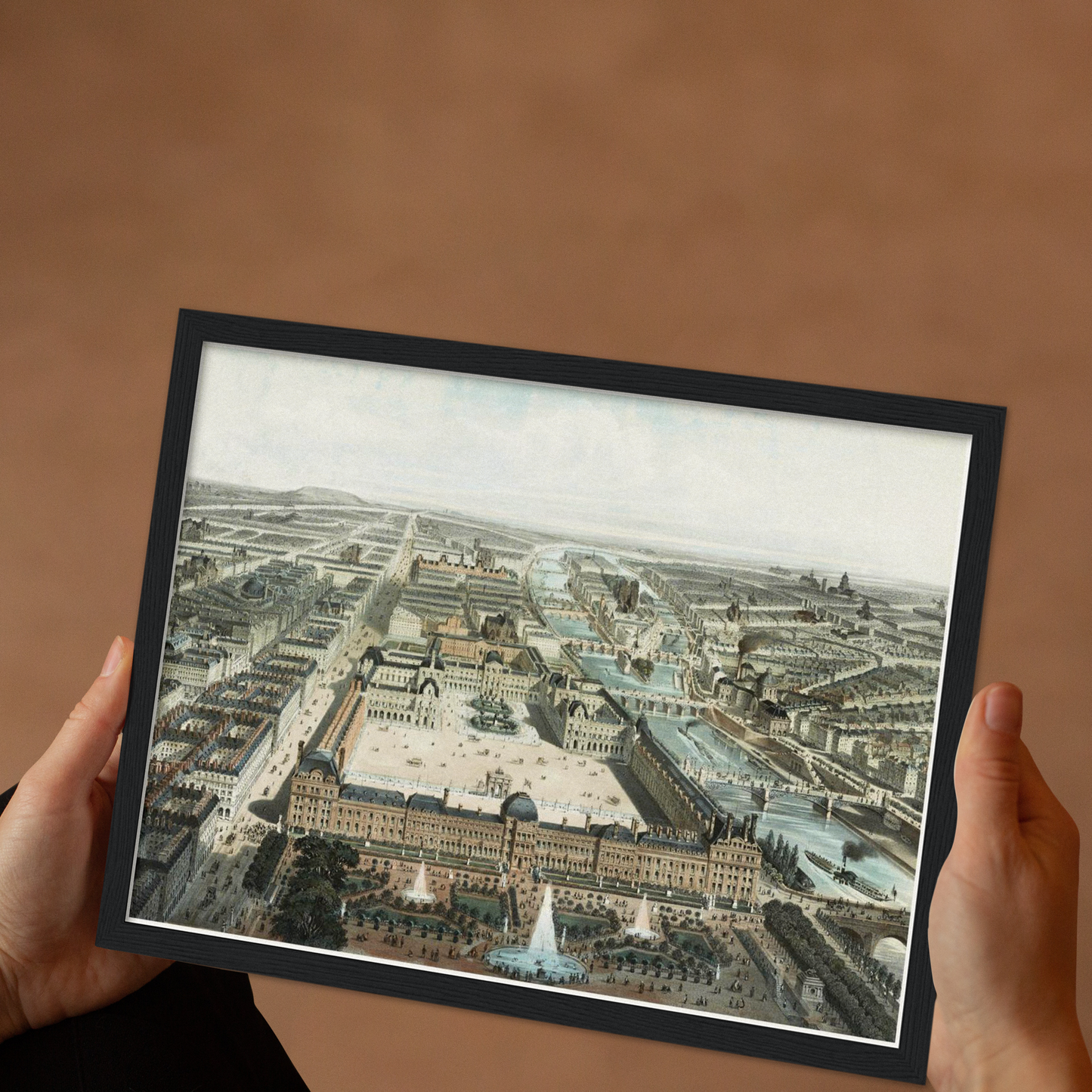 Historische Ansicht Paris um 1860