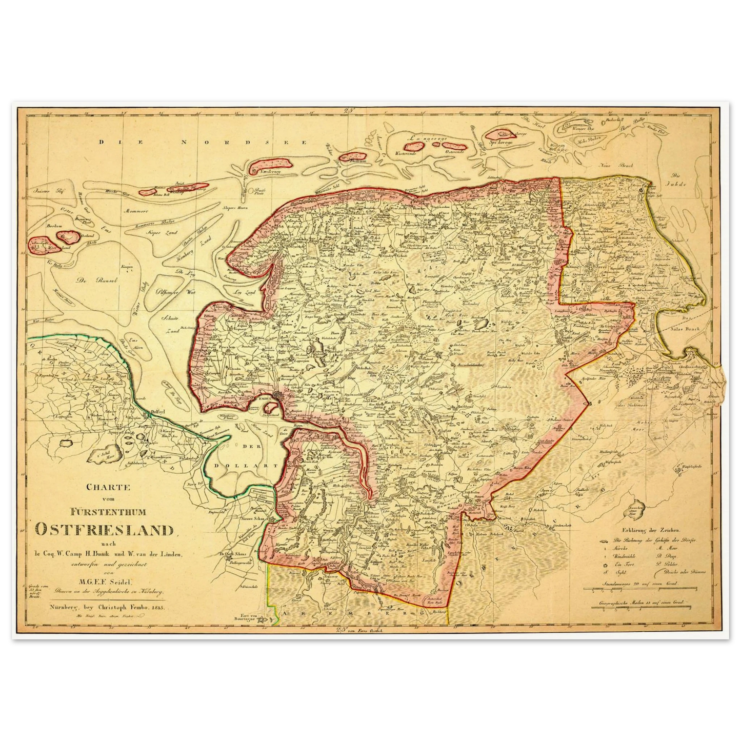 Historical city map Test product horizontal 3 sizes