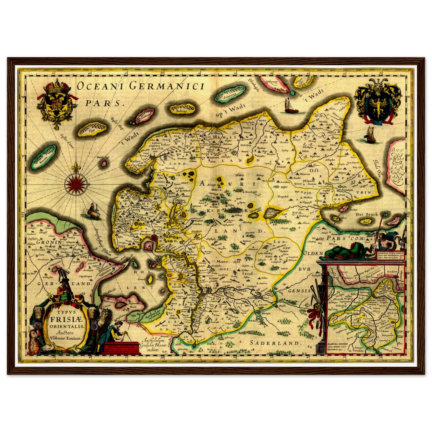 Historical city map Test product horizontal 3 sizes